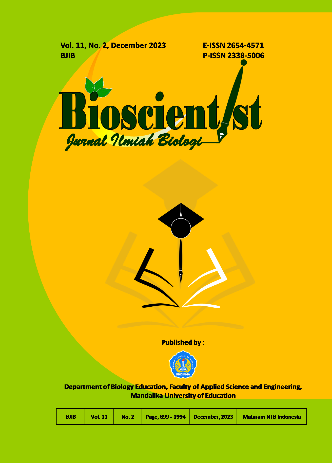 Bioscientist : Jurnal Ilmiah Biologi
